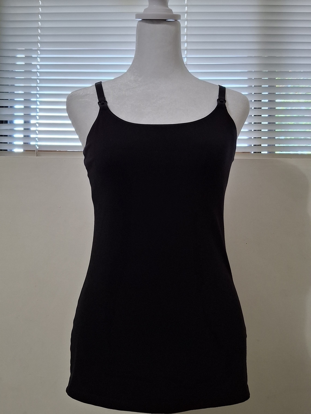 H&M MAMA Maternity & Nursing Camisole Tank Top – Black (Size XS)